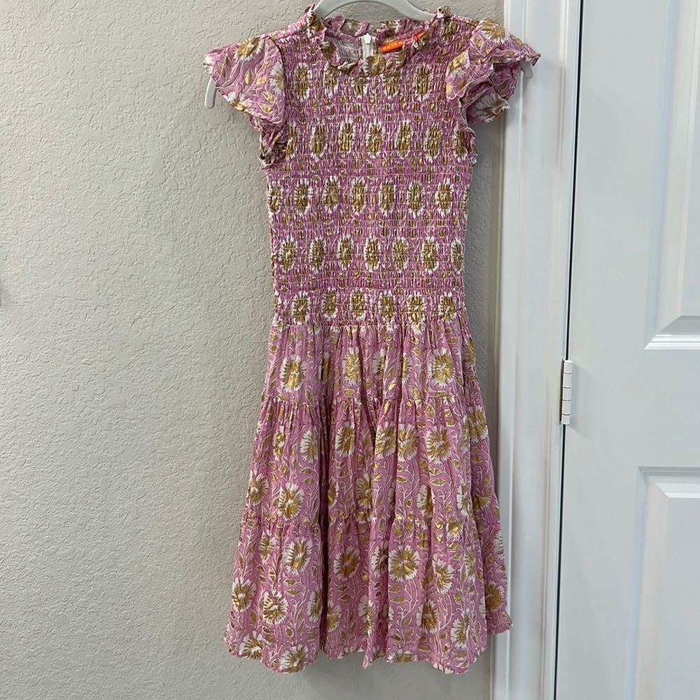 Never worn smocked flirty short dress